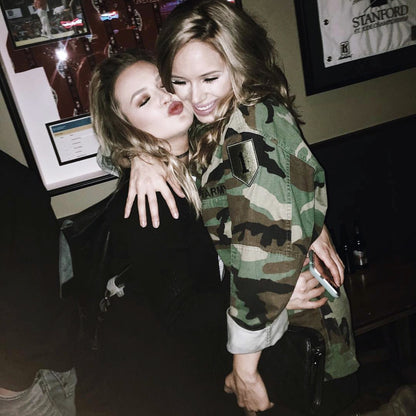 Vintage Military Jacket Camo Army Button Down Camo Shirt Jacket IN YOUR SIZE