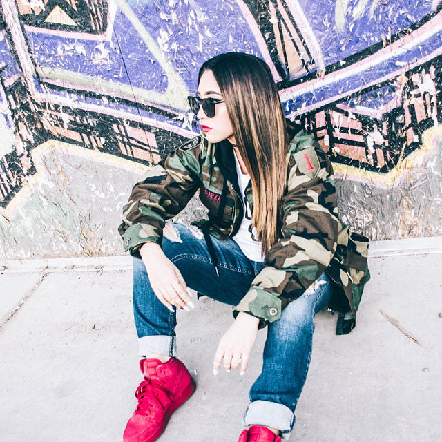 Vintage Camo Jacket 90s Military Authentic Army Issued Slouchy Grunge Button Down All Sizes