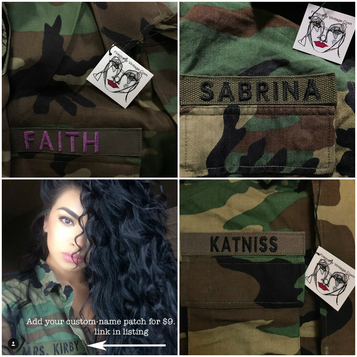 Custom Name Patch Embroidered Patch Name Plate