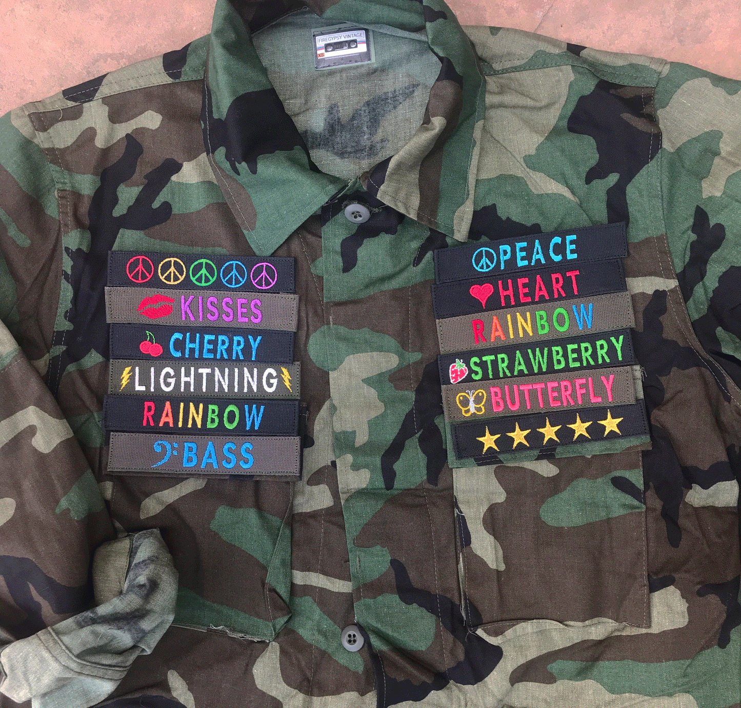 Custom "YOUR NAME" embroidered PATCH only PUT YOUR NAME ON IT