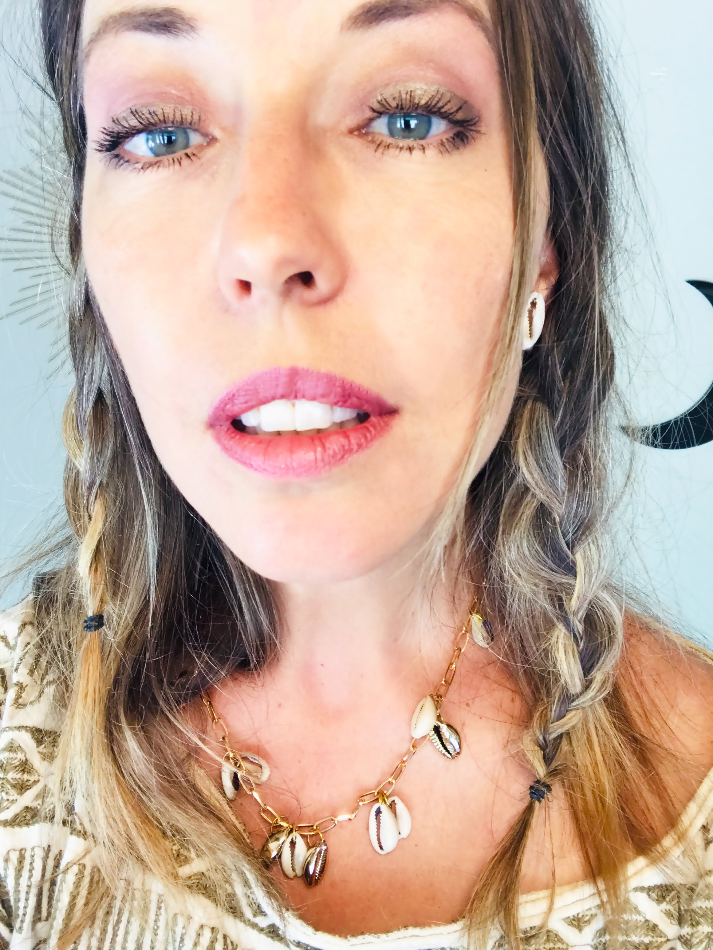 Seashell Necklace Shell Charm Chain Necklace Cowrie Cowry Shells