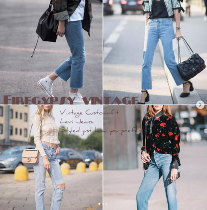 Vintage LEVI'S Boyfriend Jeans In Your Size Denim Levi Highwaist Vintage Distressed Jeans