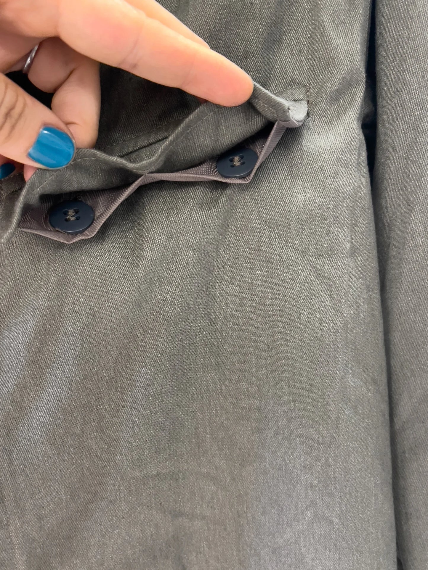 Vintage Surplus Military Jacket 1970s Olive Green Army Field Shirt Jacket SIZE S/M/L