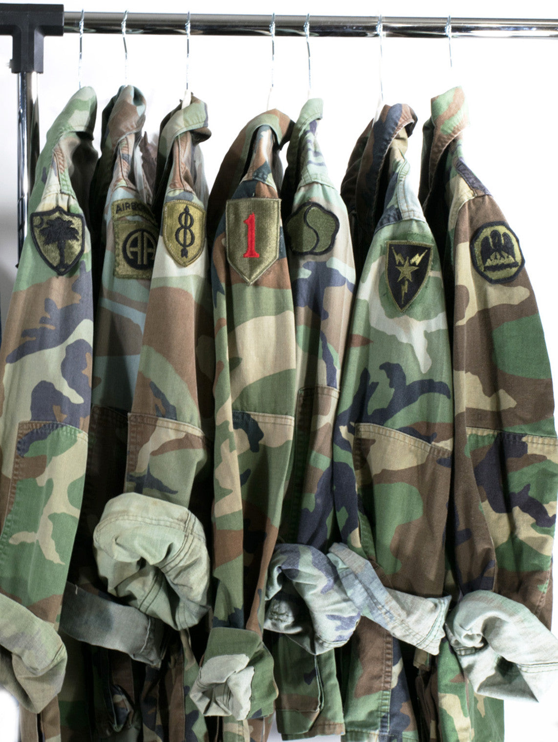 Vintage Camo Jacket 90s Military Army Issued Slouchy Grunge Button